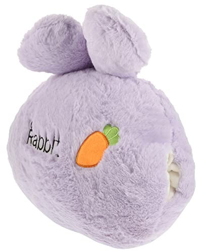 Yardwe 1 Stück Handwärmer Kissen Plüschtiere Für Mädchen Stofftiere Für Babys Zubehör Kaninchen Plüschpuppe Violett