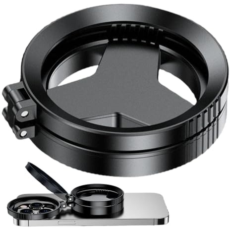 2pcs Anti Glare Magnetic Phone Filter, 52mm Phone Filter Lens, Anti Glare Filters Lens Adapter, Mount Design, For Smartphone Camera Architecture Landscape Photography