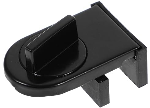 Cabilock Cerradura de Ventana Corrediza de Aleación de Aluminio Goma Antideslizante, Seguridad, Adecuada para Puertas y Ventanas de 0-2.5 Cm de Grosor