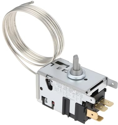 VGOL Termostato para frigorífico 077B3642 capilar 6,3 mm compatible con frigoríficos Danfoss, 1 unidad