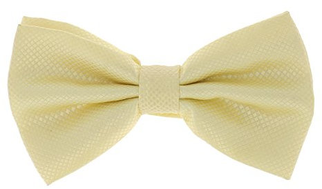 SHIPITNOW Noeud Papillon Homme Jaune pale - 20 coloris - Noeud Papillon classe pour Mariage, Soirée