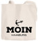 Jutebeutel Stofftasche Moin Hamburg Anker Anchor Baumwolltasche Moonworks® natur 2 lange Henkel