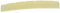 Dopro Curved 42mm Unbleached Pure Bone Nut Guitar Slotted Bone Nut for Strat/Tele 42x3.2mm