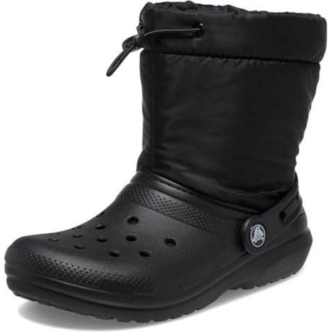 Crocs Unisex Erwachsene Classic Lined Neo Puff Boot Stiefel, Black/Black, 38/39 EU