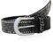 irisaa Damen Gürtel Breiter Nietengürtel im Vintage-Look, Jeansgürtel, Damen Taillengürtel 2020:Schwarz, Normale Gürtel Größe 80-105:85 CM