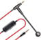 OneOdio 3.5mm Aux Audio Cable With Noise Cancelling Microphone Volume Control Mic One-button Mute Headphones 2m