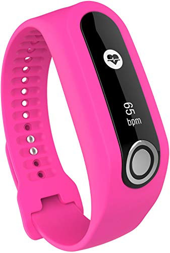Shieranlee Armband kompatibel mit Tomtom Touch Armband - Silikon Fitnesstracker Sportarmband Band