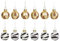 Sass & Belle Leopard & Zebra Mini-Kugeln, 12 Stück