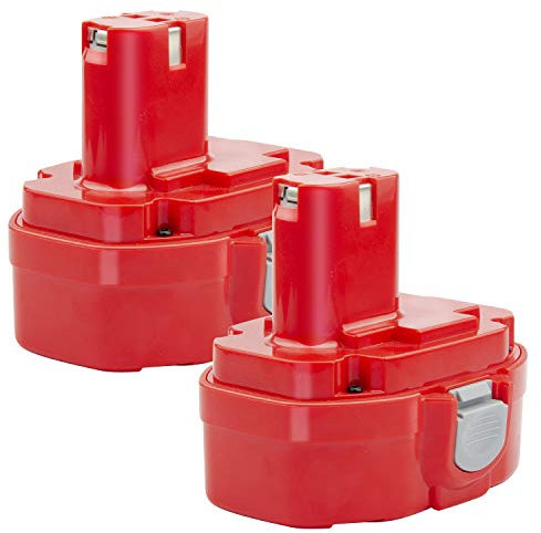 LabTEC Lot de 2 batteries de rechange 1822 18 V 4000 mAh pour Makita PA18 1822 1823 1834 1835 192826-5 192827-3 192829-9 193140-2 193102-0 19410 5-7 Batteries pour outils électriques