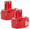 LabTEC Lot de 2 batteries de rechange 1822 18 V 4000 mAh pour Makita PA18 1822 1823 1834 1835 192826-5 192827-3 192829-9 193140-2 193102-0 19410 5-7 Batteries pour outils électriques