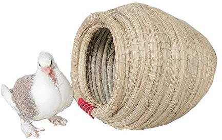 Nistkästen Vogelnest aus Öl Gras, Outdoor Garden Courtyard Taube Aviary Vogelkäfig, waschbar, 24x20x19cm (Color : 1 Piece)