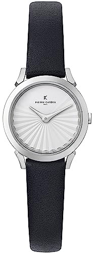 Pierre Cardin Damen-Uhren Analog Quarz One Size Silber/Schwarz 32017756