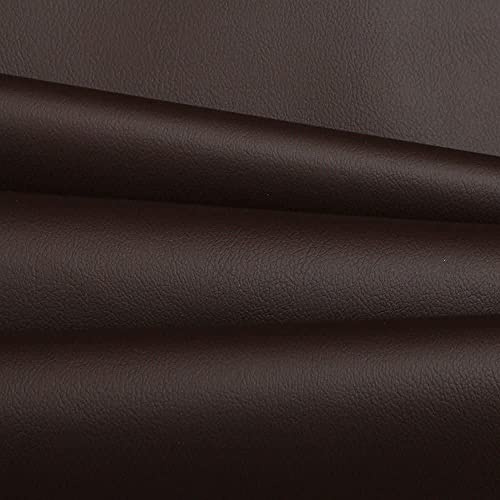 Haaris Imaan Premium Faux Leather Fabric | Water Resistant Vinyl Leatherette | Durable Upholstery Leather Fabric | Perfect for Cushions, Car Seats, Carvans, Sofas Furnishing | Sold by The Meter