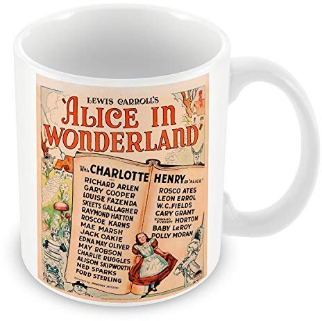 Vintage Alice im Wunderland Gary Cooper Vintage Filmposter Tasse