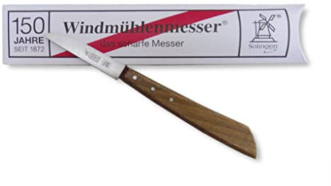 Windmühlenmesser- Das kleine Jubiläums-Schälmesser- Carbonstahl, 0015.250.180005