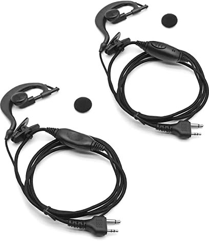 NEWASHAN 2 X Écouteurs G-Style Oreillettes Casques Mic PTT pour Midland Talkie Walkie G7 G7Pro G8 G9 G9Pro G12 GXT5 M24 M48 XT30 XT50 XT60 XT70 X-talker Radio