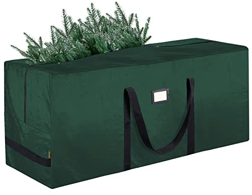 BALEINE 7.5 ft Extra Large Christmas Tree Storage Bag With Reinforced Handles and Dual Zippers for Wide Opening (Green)