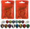 THOR-DARTS L-Style Dartspitzen im Doppelpack Flights (2x30 Stück + 1 Set Flights) orange Premium Lippoint 2BA Standard-Gewinde, Plastic Soft Tip Dart Points (60er Pack) 2BA Thread