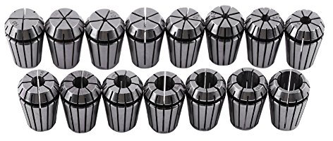 Set di Pinze a Molla ER20 15 Pezzi per Macchina per Incidere CNC e Utensili per Tornio di Fresatura Pinze per Router 1-13 Mm, Pinze Er, Pinze