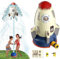 Juguetes para Rociadores de Agua,Aspersor de Agua Cohete,aspersor de Cohetes,Juegos de Agua con aspersor,Juguetes de Agua,para Exteriores para Niños a Partir de 3 años(Blanco)