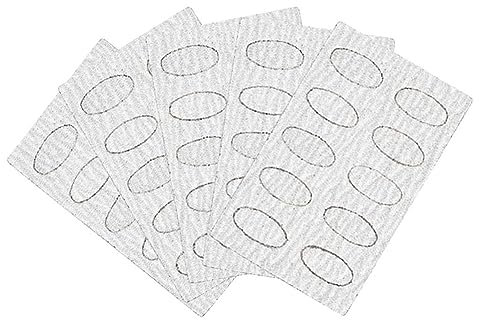 Harilla 50x Nail Art Vorpolier-Schleifpapier, Flockenfeile, Trimmen der Nägel, Vorpolier-Schleifpapier, Schleifpapierblätter für Anfänger, Maniküre, Pediküre, 240 Körnung