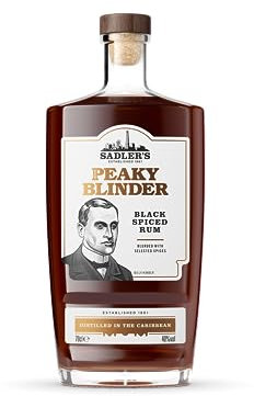 Peaky Blinder Black Spiced Rum 70cl