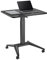 Maclean MC-453 Mobiler Laptop-Schreibtisch mit Pneumatischer Höhenverstellung Laptoptisch mit Rollen, 80x52 cm, max. 8 kg, Höhenverstellbar max. 109 cm (Schwarz)