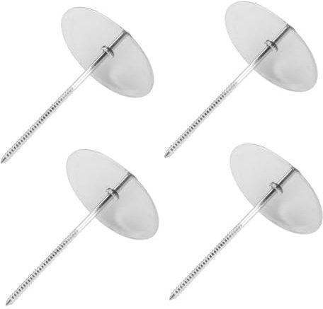 OUNONA 8pcs Cake Baking Heating Core Nails Stainless Steel Cupcake Decor Tool Flower Decor Tool