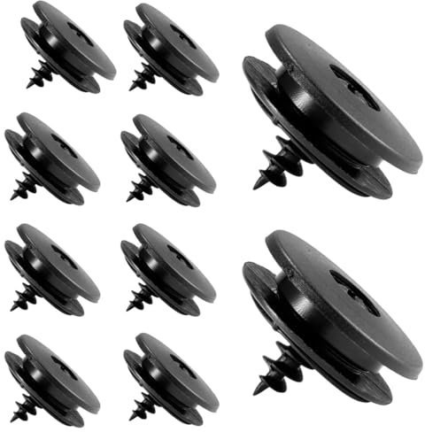 LEEQ 10 pcs Auto Fußmatten Clip - Autoteppich Fußmatten Halter, Universal Auto Fussmatten Fixclips, Bodenhalterung Automatten Universal, Auto Druckknopf Teppich Bodenmatten Halterung