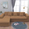 Sofaschoner Braun Sofaüberwurf Weich Spandex Sofaschoner rutschfest Couch Überwurf Waschbare Sofa Überzug Sofabezug mit Elastischen Riemen Sofabezug L Form Universelle 1 Sitzer