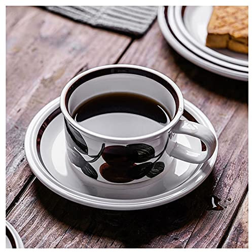 Kaffeetassen, handbemalte Mädchen-Tasse, exquisites hängendes Ohr-Kaffeetassen-Set, Retro-Heim-Teetasse, Atmosphäre, Hochzeitsgeschenk, modisches Geburtstagsgeschenk, mittlere und