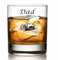 ukgiftstoreonline Personalised Dad Whiskey Glass Gift Boxed with Vintage Car