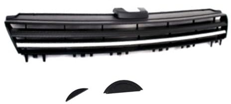 Kühlergrill Front Grill Für VW GOLF 7 2014 2015 2016 2017, Verschleißfest wetterfest und langlebig Sport Stil Autoersatzteile Dauerhaft Grill,Silver