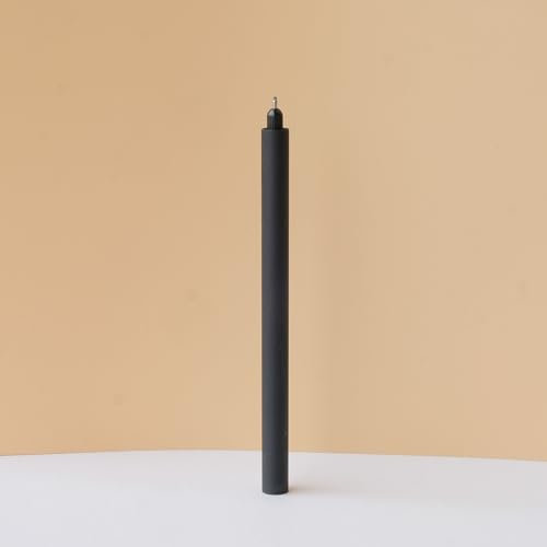 Tom's Studio Lumos Pro Single Tip (Matte Black) | Refillable Fineliner, Writing & Brush Pen | Comes with 11 Tips, 3ml Deep Black Ink Sample & 1x Ink Reservoir