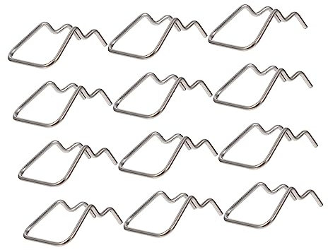 Hohopeti Pegboard Zubehör Stk Nagelbrett-klemmgestell Haken Für Regale Haken Lagern Werkzeug Aufbewahrungssystem Werkzeug Einzelhaken Für Präsentationsständer Hakenhaken Rostfreier Stahl