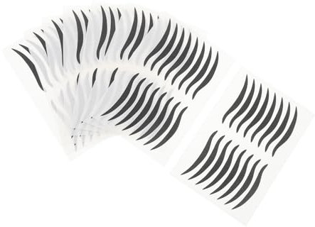 80 Paia Adesivi Eyeliner Nero Riutilizzabili, Sticker Eyeliner Temporaneo Per Trucco Occhi, Nastro Invisibile Per Palpebre, Adesivo Per Feste E Spettacoli