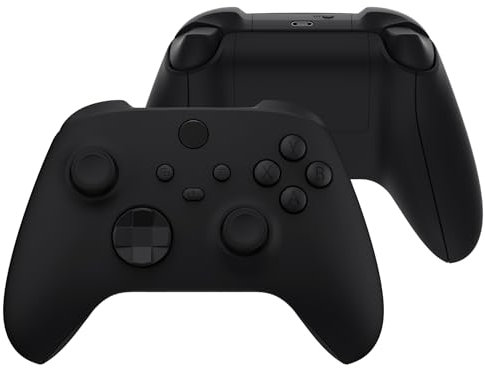eXtremeRate Coque de Remplacement avec Bouton Complet pour Xbox Series X/S, Coque Avant Arrière avec Bouton Customisé pour Xbox Series X/S Manette, Noir