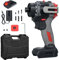 Weytoll 21V Electric Screwdriver 2-in-1 Impact Driver + Hammer Brushless Rechargeable Power Screwdriver 1/4'' Hex Chuck Power Impact Drill with 2.0Ah Battery 0-1600RPM Variable Speed