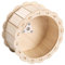 Milisten Wooden Sunflower Running Wheel Pet Exercise Toy for Hamsters Squirrels and Chinchillas