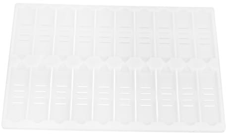 iplusmile Objektträgertrocknungsplatte Präparierte Objektträger Folien Handmikroskop Für Mikroskopisch Deckglas Klein Zuschauer Die Laborzubehör Mikro-objektträger Stand Weiß Plastik