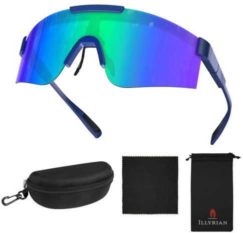 Ambienden Lunettes De Soleil De Velo Pour Hommes Et Femmes - Lunette Vitesse PolariséEs Avec Protection UV400 Et Coupe-Vent - Lunette De Soleil Ski LéGèRes Pour Le Cyclisme, La RandonnéE Et La PêChe