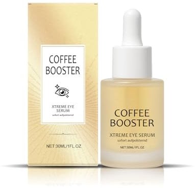 Eye Caffeine Booster Augenserum mit Koffein, Niacinamide Serum, Augencreme gegen Falten und Augenringe, für müde, geschwollene, Augenpflege Eye Serum, Natürliche Augenserum