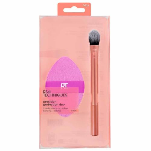 Precision Perfection Duo, Face, 2 Piece Set, Real Techniques