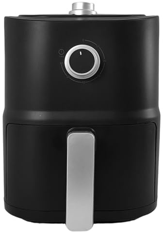 Yesuitme Air Fryer, 5-in-1 Multicooker Compact Airfryer 3 L Manual Air Fryer Oven and with Removable Nonstick and Dishwasher Safe Crisping Tray and Basket, 800 Watt Heating System