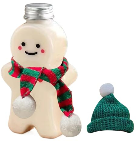 Generisch Lebkuchenmann Trinkflasche, 500ml Wiederbefüllbarer Feiertags Party Bedarf, Wasserflasche Mit Lebkuchenmann Design, Für Milch, Wein, Tee