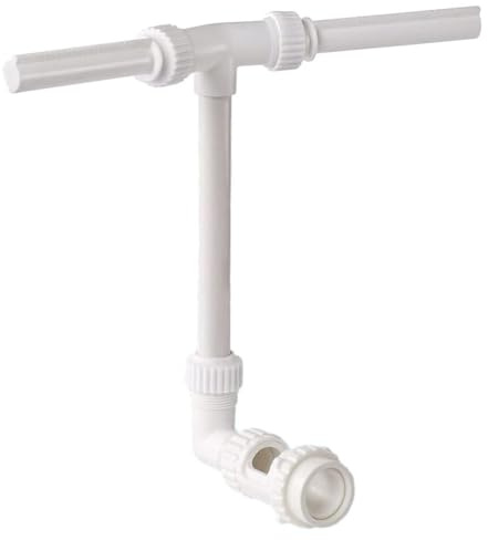 URPIZY Dual Jet Pool Waterfall Fountain, Adjustabler Pool-Sprinkler mit 2 Düsen zur Kühlung und Entspannung für Schwimmbecken