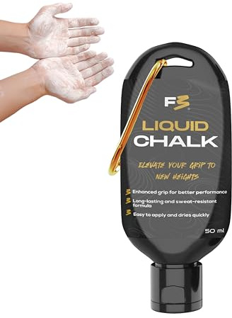 F3RALS ® Magnesie Liquide Sport | Grip Puissant Mains Sèches - Escalade Cross Training Gymnastique Pole Dance