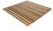 Tarima/Alfombra Flexible para Ducha y baño, en Madera de Teca (60 x 60 cm)