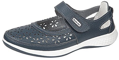 Boulevard Damen Berühren Bar Schuh Navy 6 UK / 39 EU