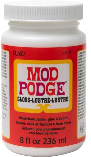 Mod Podge, Gloss Finish, Waterbase Glue and Sealer, CS11201, 236 ml Bottle